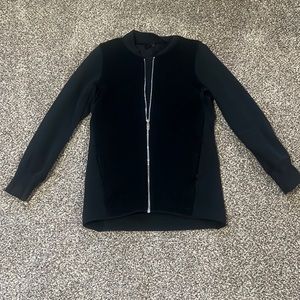 Lululemon Stand Out Fuzzy Black Sherpa Jacket